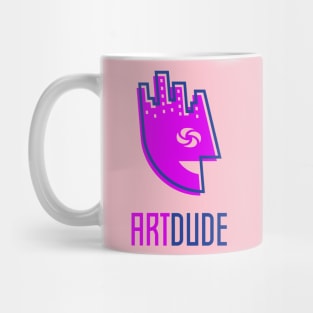 YourArtDude Logo In Purple And Blue Mug